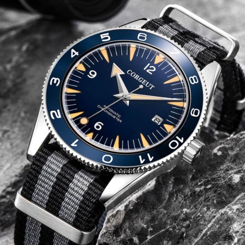 Wristwatches Luxuey 41mm Sterile Black Dial Sapphire Glass Date Ceramic Bezel 21 Jewels Miyota 821A Automatic Mechanical Men's Watch
Wristwatches Luxuey 41mm Sterile Black Dial Sapphire Glass Date Ceramic Bezel 21 Jewels Miyota 821A Automatic Mechanical Men's Watch