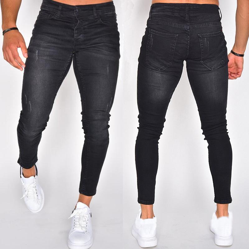 Men's Jeans Black Ripped Men Fashion Slim Fit Stretch Mid Waist Denim Pencil Pants Male Casual Distressed Skinny Vaqueros Hombre, Blue
Men's Jeans Black Ripped Men Fashion Slim Fit Stretch Mid Waist Denim Pencil Pants Male Casual Distressed Skinny Vaqueros Hombre, Blue