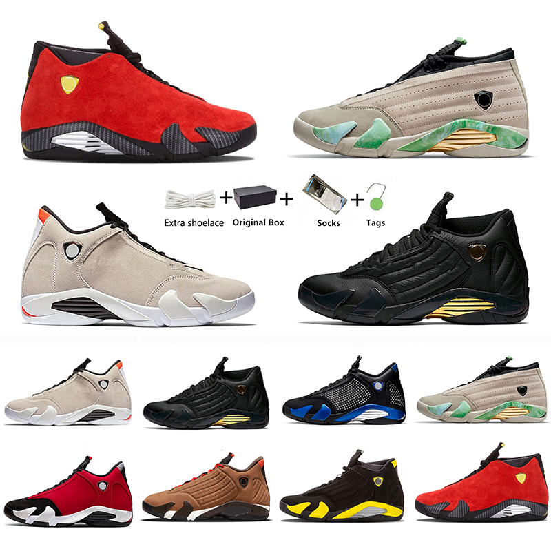 Jumpman 14 14s mens retro basketball shoes Desert sand Fortune Red Lipstick Candy Varsity Royal Cane Last Shot DMP Winterized men women trainers sports shoe With box, Item#9
Jumpman 14 14s mens retro basketball shoes Desert sand Fortune Red Lipstick Candy Varsity Royal Cane Last Shot DMP Winterized men women trainers sports shoe With box, Item#9