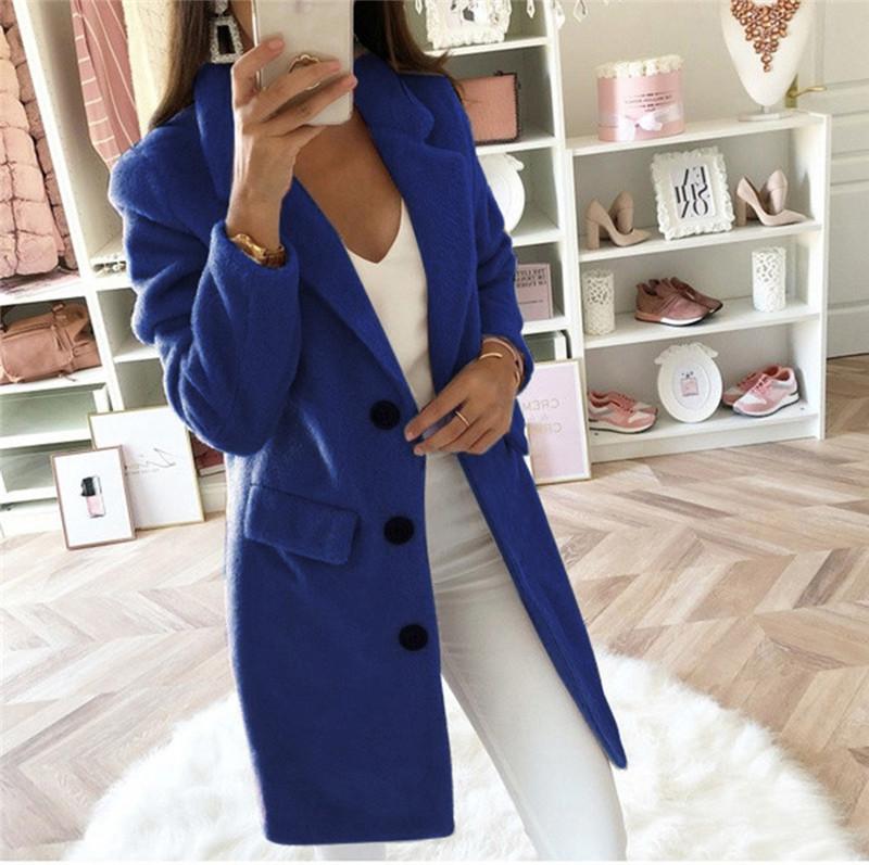 Women' Jackets Woman Long Wool Coat Elegant Blend Coats Slim Female Outerwear Jacket Drop Size Leisure Work Clothes O24, Gray
Women' Jackets Woman Long Wool Coat Elegant Blend Coats Slim Female Outerwear Jacket Drop Size Leisure Work Clothes O24, Gray