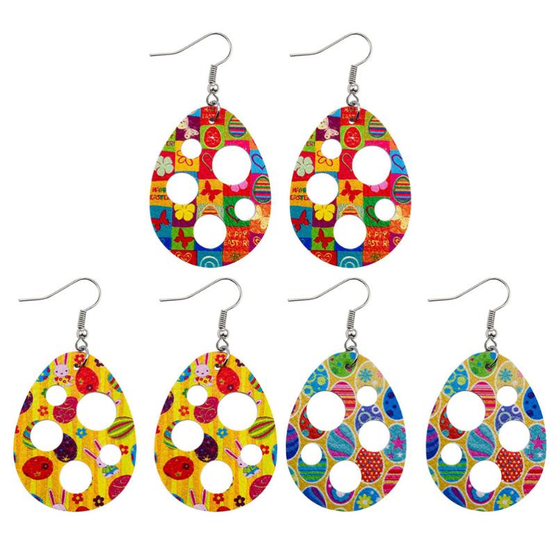 Pairs Easter Earrings Hollow Egg Eardrops (Random Style) Dangle & Chandelier, Silver
Pairs Easter Earrings Hollow Egg Eardrops (Random Style) Dangle & Chandelier, Silver