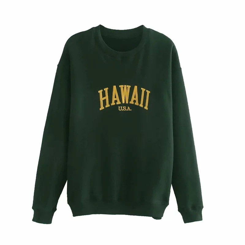 Nomikuma Korean Letters Embroidery Pullover Sweatshirt Causal Long Sleeve O-neck Top Jumper Autumn Winter New Hoodies 6C957 210427