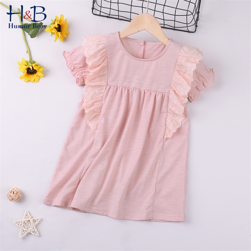 Girls Dress Summer Short-sleeve Solid Color Ruffled Sweet Princess Toddler Kids Clothes For 2-6Y 210611, Bz069 pink
Girls Dress Summer Short-sleeve Solid Color Ruffled Sweet Princess Toddler Kids Clothes For 2-6Y 210611, Bz069 pink