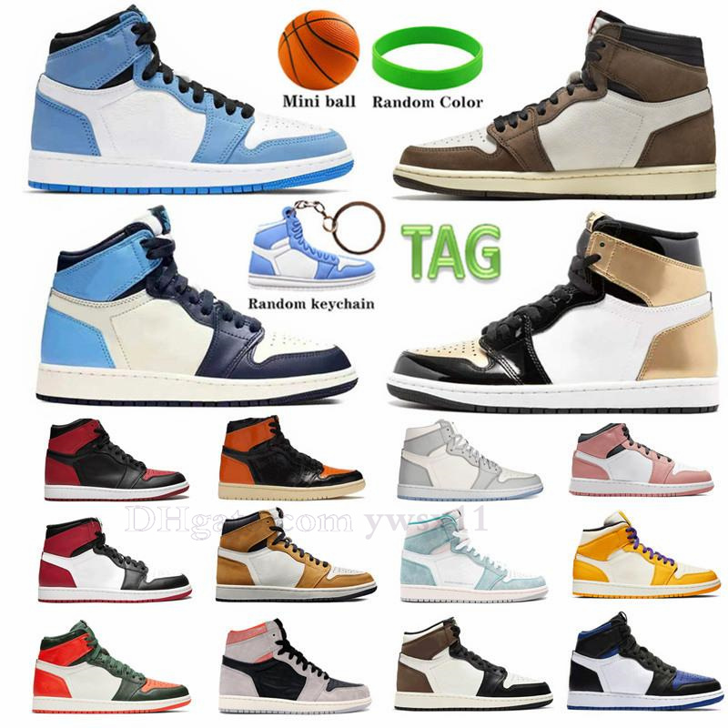 2021 University Blue 1 OG Basketball shoes Jumpman 1s High Dark Mocha Travis Scott UNC Light Smoke Grey Hyper Chicago patent bred royal toe men women trainers sneakers, Box
2021 University Blue 1 OG Basketball shoes Jumpman 1s High Dark Mocha Travis Scott UNC Light Smoke Grey Hyper Chicago patent bred royal toe men women trainers sneakers, Box