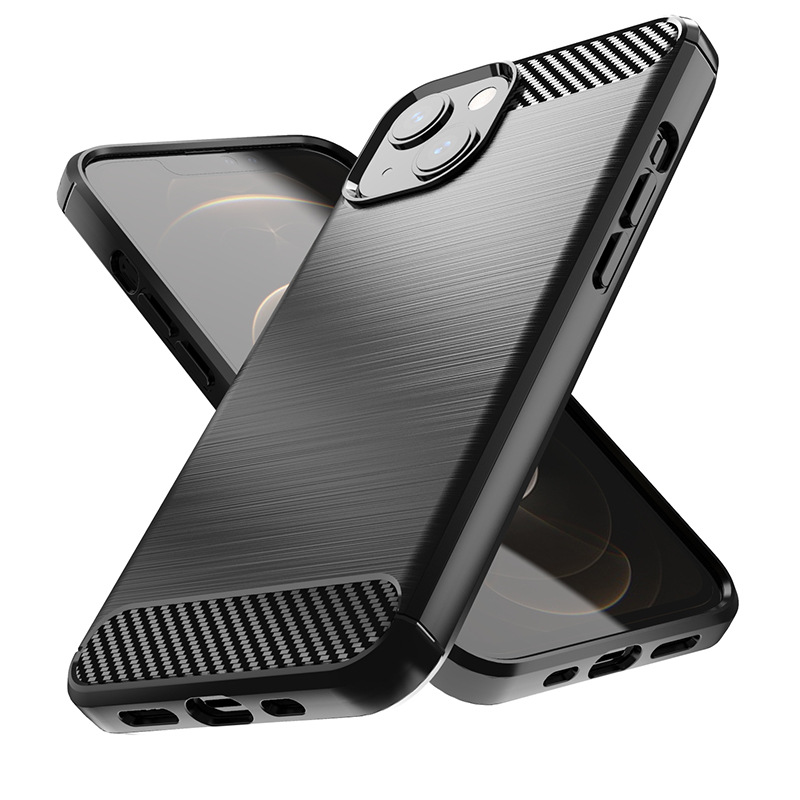 Suitable for Apple iPhone 13 12 Mini 11 Pro Max case all inclusive fall protection cover carbon fiber drawing TPU simple soft case, Red
Suitable for Apple iPhone 13 12 Mini 11 Pro Max case all inclusive fall protection cover carbon fiber drawing TPU simple soft case, Red