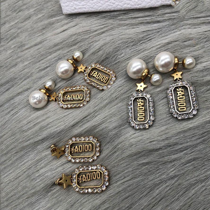 Dijia / Dejia new star full Diamond Classic Earrings JA letter size pearl symmetrical Earrings femalek5, Silver
Dijia / Dejia new star full Diamond Classic Earrings JA letter size pearl symmetrical Earrings femalek5, Silver