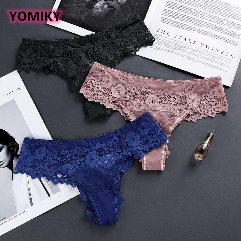 Women's Panties 3pcs Sexy Ladies Underwear High Quality Breathable Sterile Pure Color Low Waist Lace For Wo, Black;pink
Women's Panties 3pcs Sexy Ladies Underwear High Quality Breathable Sterile Pure Color Low Waist Lace For Wo, Black;pink