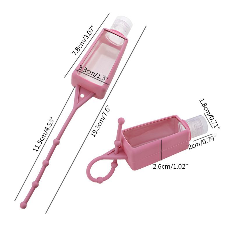 5 Pcs 30 Ml Pocketable Silicones Mini hand disinfectant Gel Holder Portable Safety Gel Holder Reizen Shampoo Zeepdispenser bottle