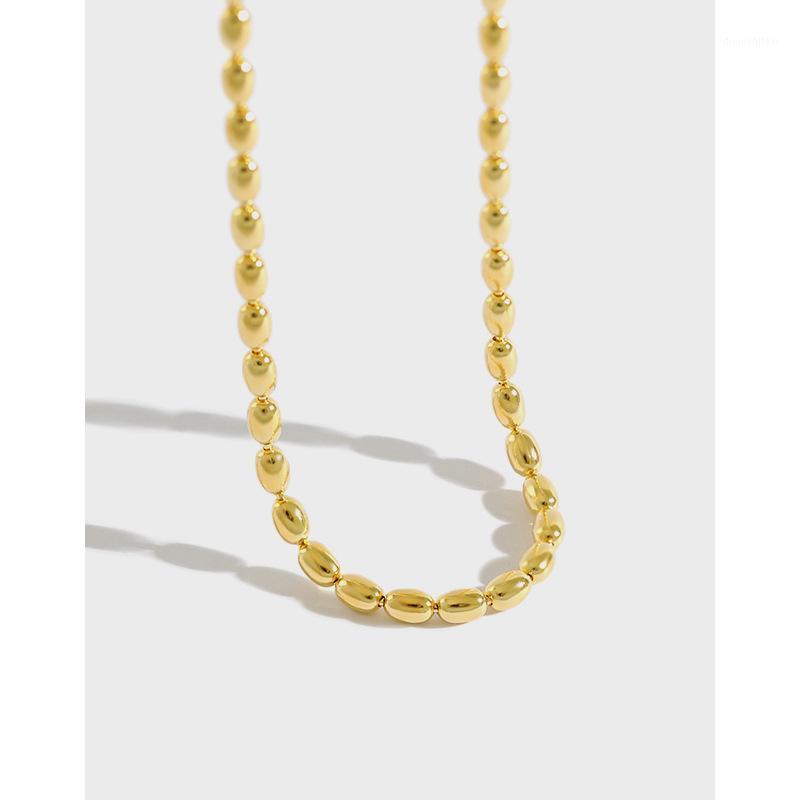 Chains Authentic 925 Sterling Silver Beads Necklaces For Women Teen Girls Korean Stylish Chic Elegant Chokers Minimalist Jewelry
Chains Authentic 925 Sterling Silver Beads Necklaces For Women Teen Girls Korean Stylish Chic Elegant Chokers Minimalist Jewelry