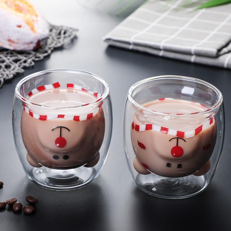 Double Wall Glass Mug Cartoon Bear Cat Animal Pattern Coffee Cups Valentines Day Gifts Cute Milk Cup, Customize
Double Wall Glass Mug Cartoon Bear Cat Animal Pattern Coffee Cups Valentines Day Gifts Cute Milk Cup, Customize