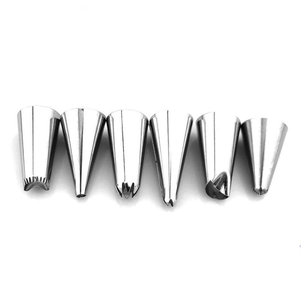 26Pcs/8Pcs Set Silicone Pastry Bag Tips Kitchen DIY Cake Cream Decorating Tools Reusable Pastry Bags+24 Nozzle Set Resin Mold