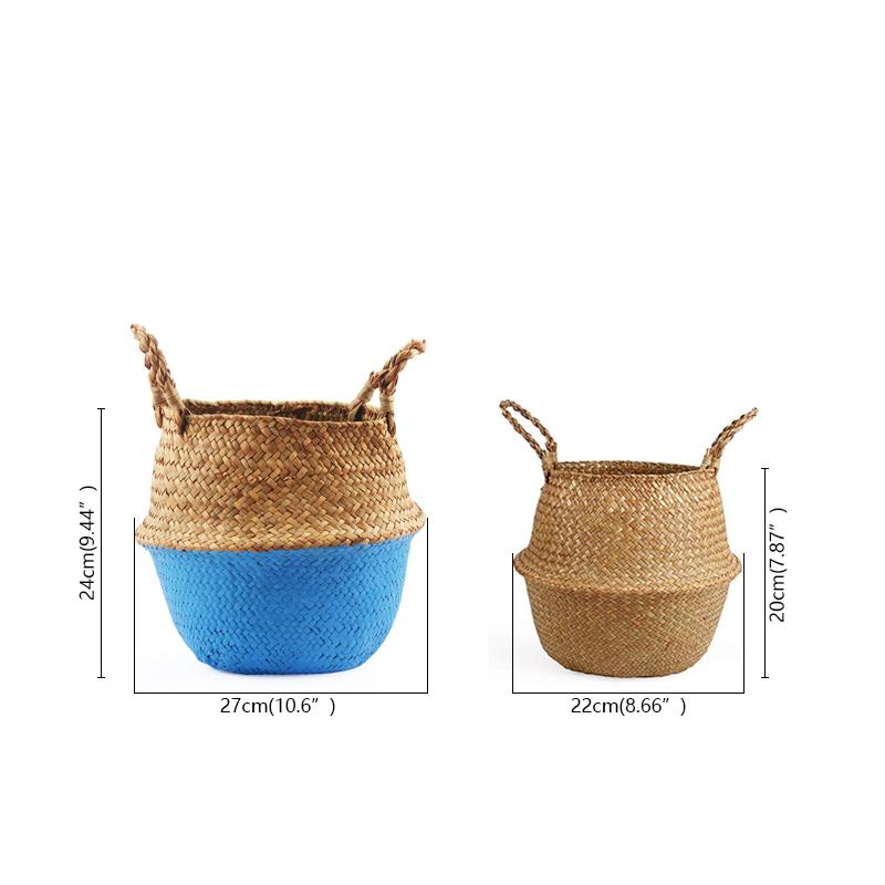 Storage Baskets 2 Pcs Foldable Handmade Baskets, Folding Wicker Laundry Basket Panier Osier 15 Colors Fruit Organization
Storage Baskets 2 Pcs Foldable Handmade Baskets, Folding Wicker Laundry Basket Panier Osier 15 Colors Fruit Organization
