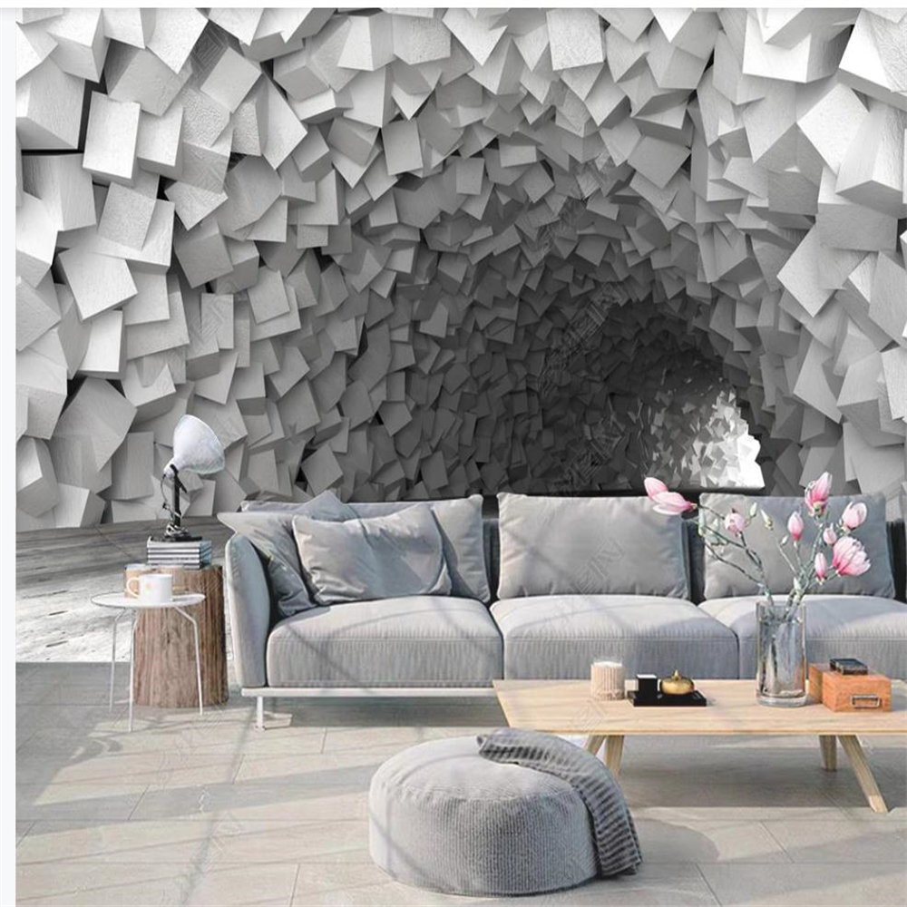 Custom wallpapers cave extension space background wall 3d murals wallpaper for living room