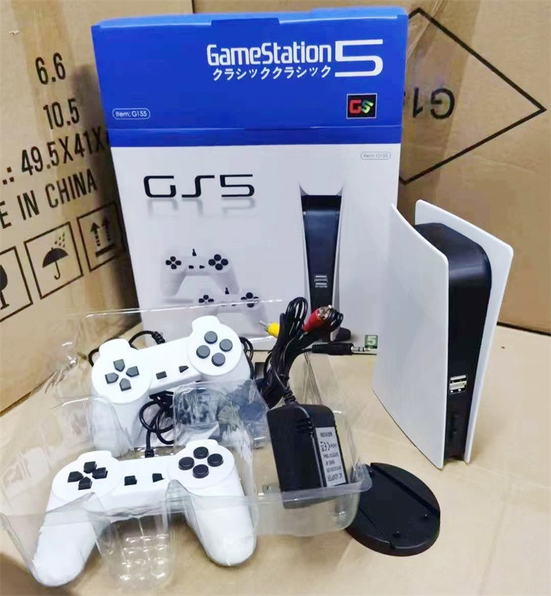TV Game Console 8 Bit Game Box With 200 Classic Juegos AV Output GS5 Retro Video Mini Games Station Dual Wired Controllers Y11195
TV Game Console 8 Bit Game Box With 200 Classic Juegos AV Output GS5 Retro Video Mini Games Station Dual Wired Controllers Y11195
