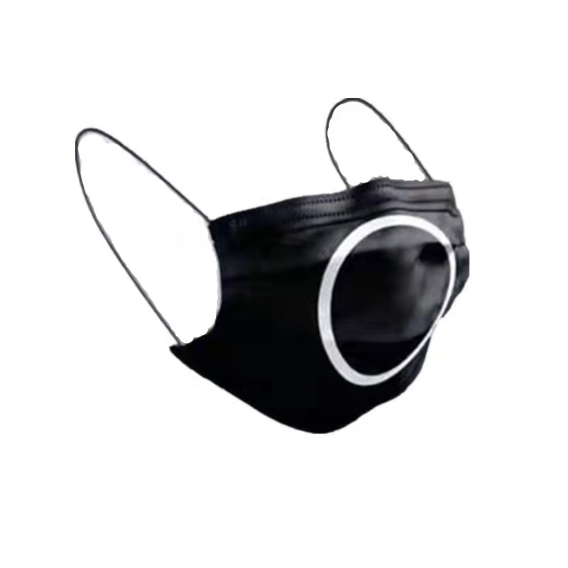 1000pcs Breathable Face Mask The New Printed Adult Children Black Disposable