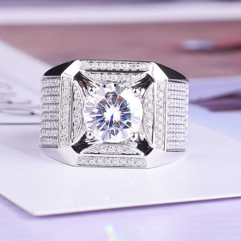 california jewelry mossan stone ring men's 3 wedding diamond dominee luxury full wide version ring gift, Golden;silver
california jewelry mossan stone ring men's 3 wedding diamond dominee luxury full wide version ring gift, Golden;silver