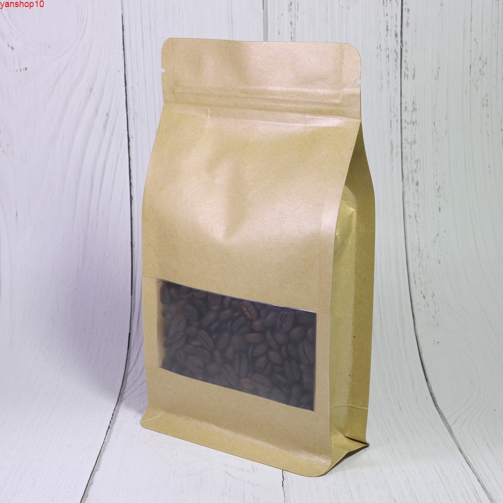 New Multi Sizes 100pcs Side Gussets Package Pouch Reclosable Flat Bottom Stand Up Kraft Packaging Zip Lock Bags With Windowgoods
New Multi Sizes 100pcs Side Gussets Package Pouch Reclosable Flat Bottom Stand Up Kraft Packaging Zip Lock Bags With Windowgoods
