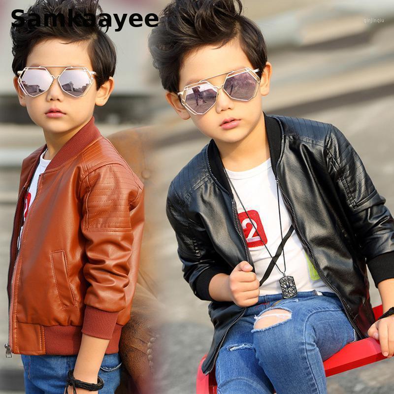 Jackets 4-15y Children Boys Coats Autumn Winter Kids PU Leather Outerwear Plus Velvet Warming Cotton Zipper Pocket Casual Jacket, Blue;gray
Jackets 4-15y Children Boys Coats Autumn Winter Kids PU Leather Outerwear Plus Velvet Warming Cotton Zipper Pocket Casual Jacket, Blue;gray
