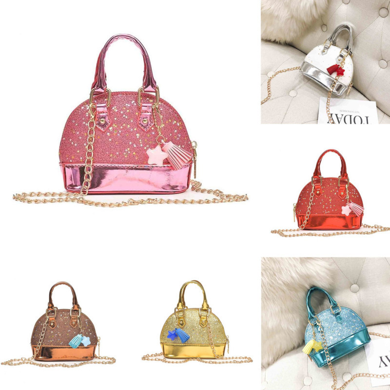 Children Mini Tote Shoulder Bags Girls Handbag Fashion Designer Purse Kids Shell Sequin Bag Chain Cute Handbags 8 Color H52EF6G, Black
Children Mini Tote Shoulder Bags Girls Handbag Fashion Designer Purse Kids Shell Sequin Bag Chain Cute Handbags 8 Color H52EF6G, Black