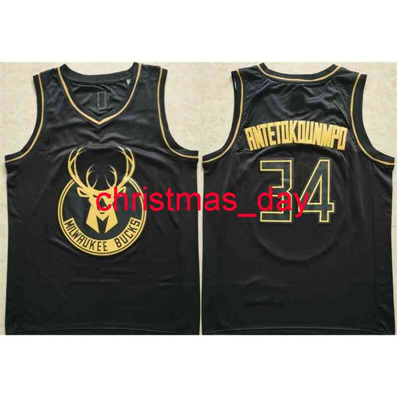 Stitched custom Giannis Antetokounmpo #34 Black Gold Jersey Men's Women Youth Basketball Jersey -6XL
Stitched custom Giannis Antetokounmpo #34 Black Gold Jersey Men's Women Youth Basketball Jersey -6XL
