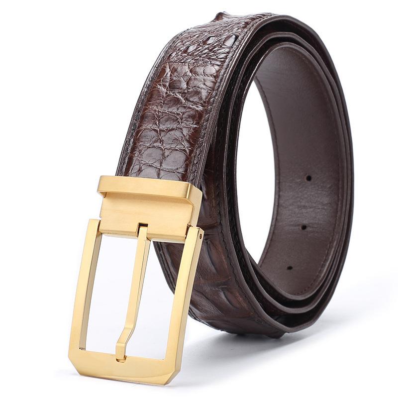Belts Men's Crocodile Leather Waist Belt Men Stainless Steel Brown Jeans For Women Ceinture Homme Femme Cinturon Hombre Mujer Cintura, Black
Belts Men's Crocodile Leather Waist Belt Men Stainless Steel Brown Jeans For Women Ceinture Homme Femme Cinturon Hombre Mujer Cintura, Black