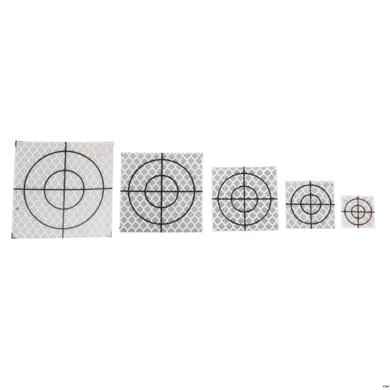 100 Pcs Reflecting Tape Target Total Station 20/30/40/50/60 Mm