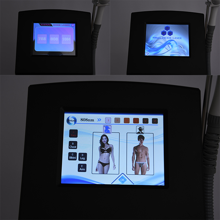 2021 Professional diode laser machine 3 wavelength 808nm 755nm 1064nm Trio Lazer hairs removal alexandrite hair elimination Equipment