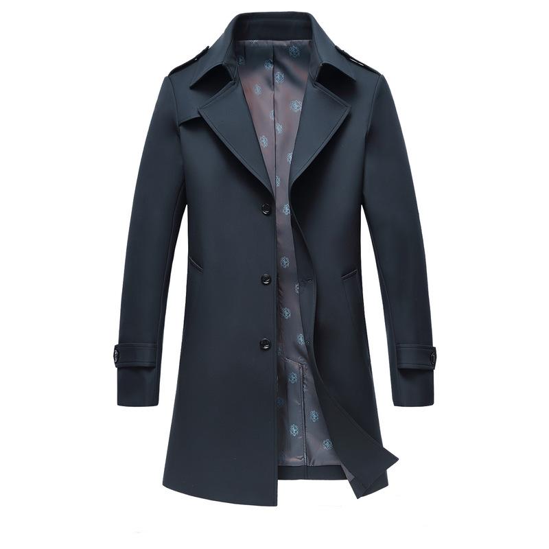 Men's Trench Coats Windbreaker Medium Long Jacket 2021 Spring And Autumn Casual Fashion Middle Aged Dad, Black
Men's Trench Coats Windbreaker Medium Long Jacket 2021 Spring And Autumn Casual Fashion Middle Aged Dad, Black