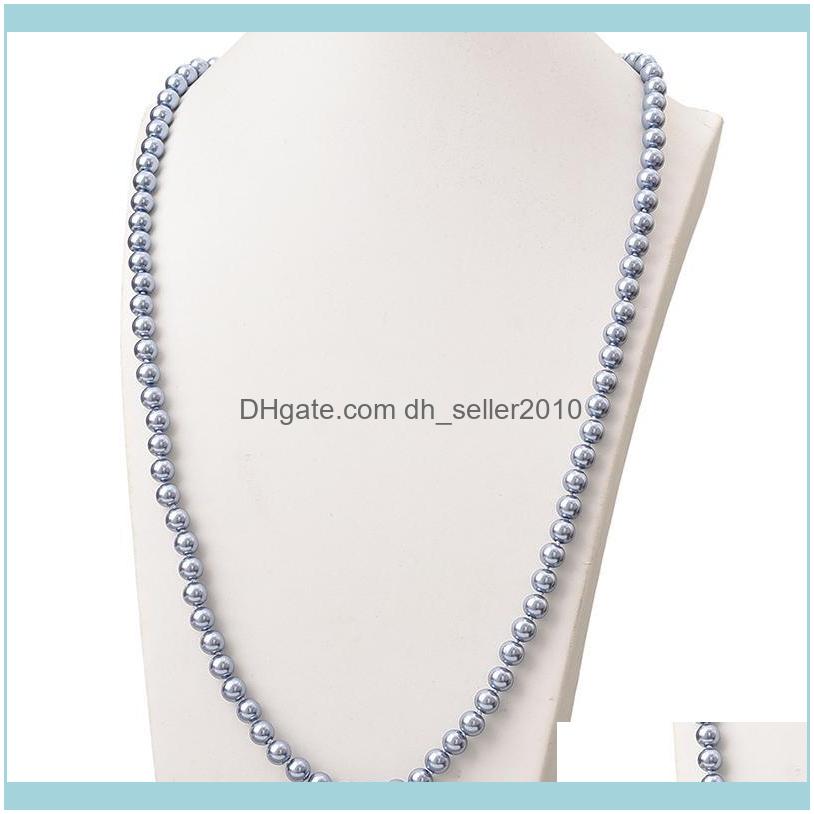 Necklaces & Pendants Jewelrystyle Blue Color Long Pearls Necklace For 8Mm Round Shell Artificial Chain 36Inch Making Design H863 Chains Drop
Necklaces & Pendants Jewelrystyle Blue Color Long Pearls Necklace For 8Mm Round Shell Artificial Chain 36Inch Making Design H863 Chains Drop
