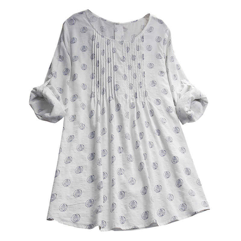 Cotton And Linen O Neck Long Sleeve Print Plus Size Loose Waist Folds Dress Women Casual Streetwear Beach Elegant Mini Dresses 210608, White
Cotton And Linen O Neck Long Sleeve Print Plus Size Loose Waist Folds Dress Women Casual Streetwear Beach Elegant Mini Dresses 210608, White