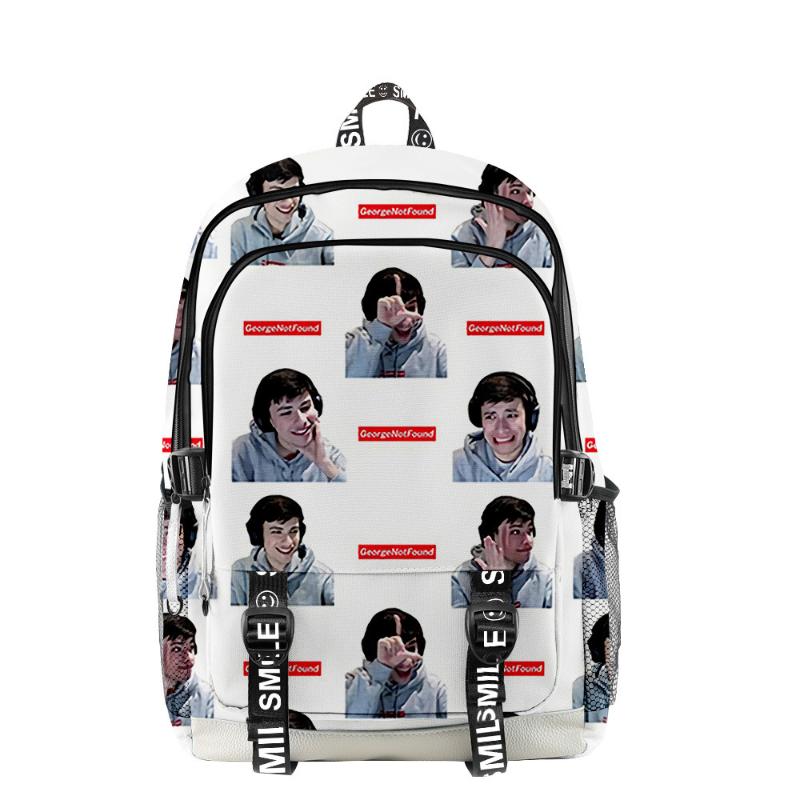 Backpack Georgenotfound Primary Middle School Students Schoolbag Boys Girls Oxford Waterproof Women Men Travel