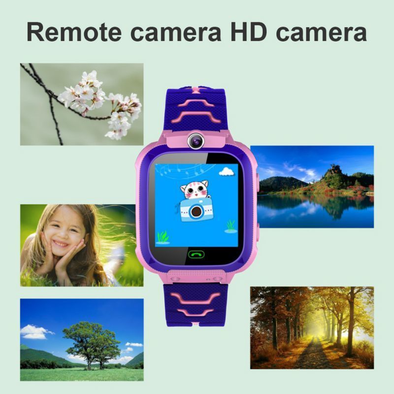 SOS Kids Watch Smart Waterproof Anti-Lost Kid Wristwatch With GPS Positioning And SOS Function Watchs For Children 220308