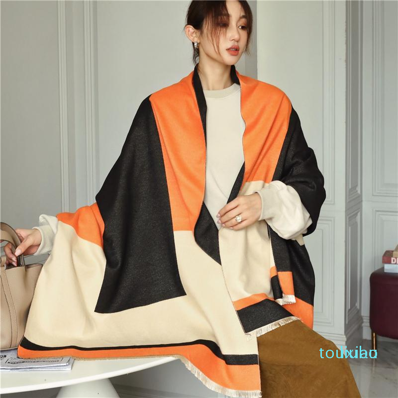 Scarves Thick Winter Warm Cashmere Pashmina Shawl Women Scarf Solider Geometric Splice With Tassel Female Foulard Stoles Poncho 1
Scarves Thick Winter Warm Cashmere Pashmina Shawl Women Scarf Solider Geometric Splice With Tassel Female Foulard Stoles Poncho 1
