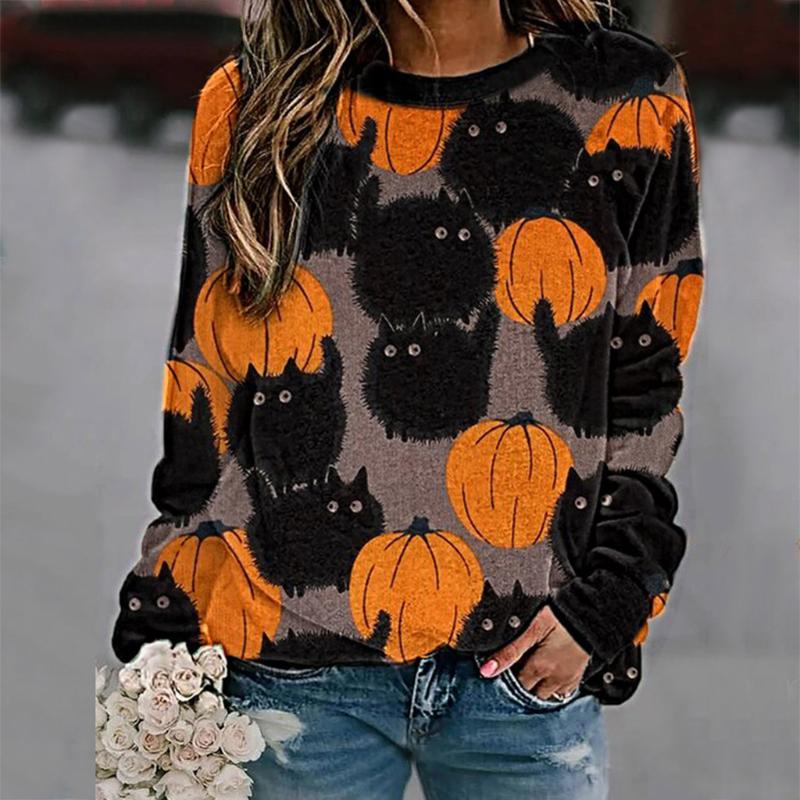 Women's Hoodies & Sweatshirts Women Halloween Print Long Sleeve Casual Pullover Pumkin Patterns Harajuku Female Autumn Hoodie Vintage Jumper, Blue
Women's Hoodies & Sweatshirts Women Halloween Print Long Sleeve Casual Pullover Pumkin Patterns Harajuku Female Autumn Hoodie Vintage Jumper, Blue
