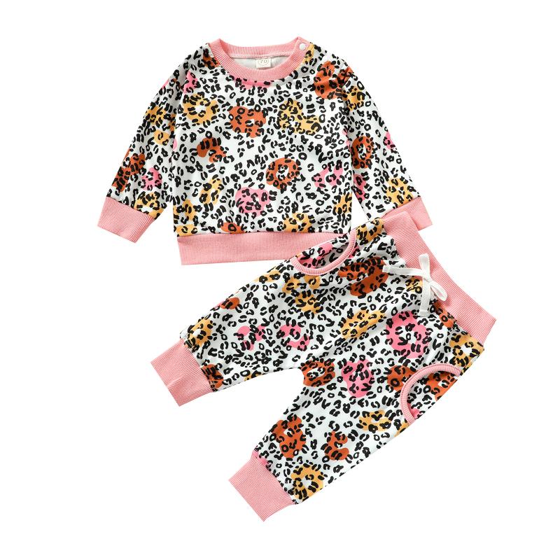 Clothing Sets Infant Baby Girls Leopard Print Clothes Set Long Sleeve O-neck T-shirt Drawstring Waist Trousers, White
Clothing Sets Infant Baby Girls Leopard Print Clothes Set Long Sleeve O-neck T-shirt Drawstring Waist Trousers, White