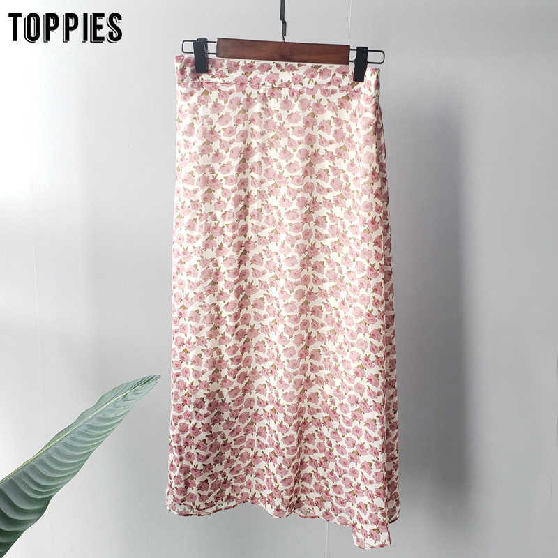 Toppies Summer Cute Pink Set Women Two Pieces Set Casual Cotton Linen Slim T-shirts High Waist Skirts 210708