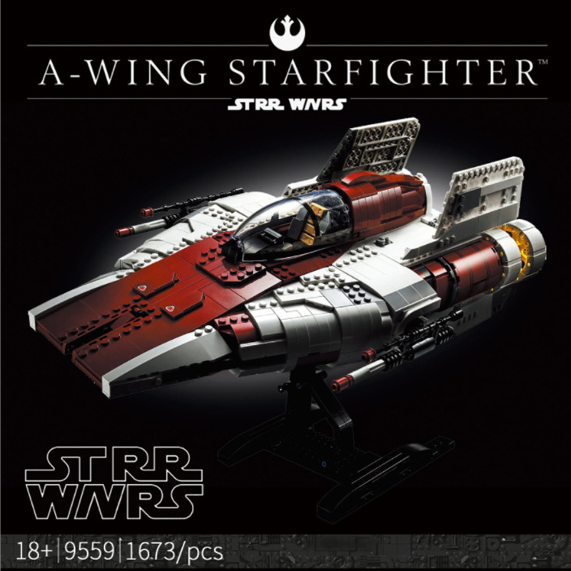 NEW MOC 9559 Star Plan A-WING STARFIGHTER Building Blocks Bricks Model Spacecraft Kids Education Birthday Christmas Gift Toys
NEW MOC 9559 Star Plan A-WING STARFIGHTER Building Blocks Bricks Model Spacecraft Kids Education Birthday Christmas Gift Toys