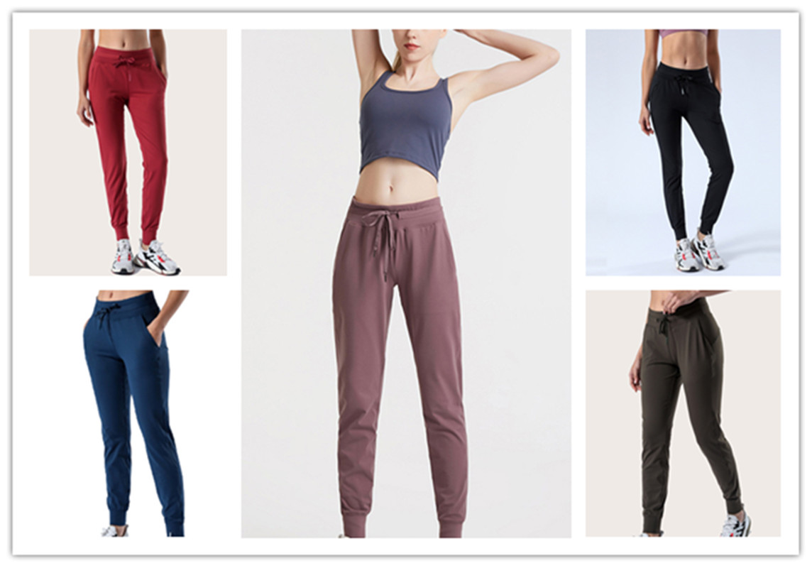Women's Leggings Yoga Fabric Naked-feel Workout Sport Joggers lu Pants Womens Waist Drawstring Fitness Running Sweat lulu pant with Two, Black
Women's Leggings Yoga Fabric Naked-feel Workout Sport Joggers lu Pants Womens Waist Drawstring Fitness Running Sweat lulu pant with Two, Black