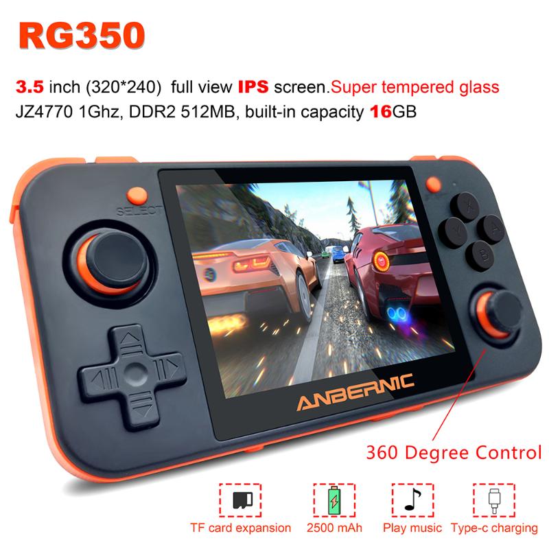 IPS Retro Games RG350 Video Upgrade Game Console Ps1 64bit Opendingux 3.5 Inch 15000+games Portable Players
IPS Retro Games RG350 Video Upgrade Game Console Ps1 64bit Opendingux 3.5 Inch 15000+games Portable Players