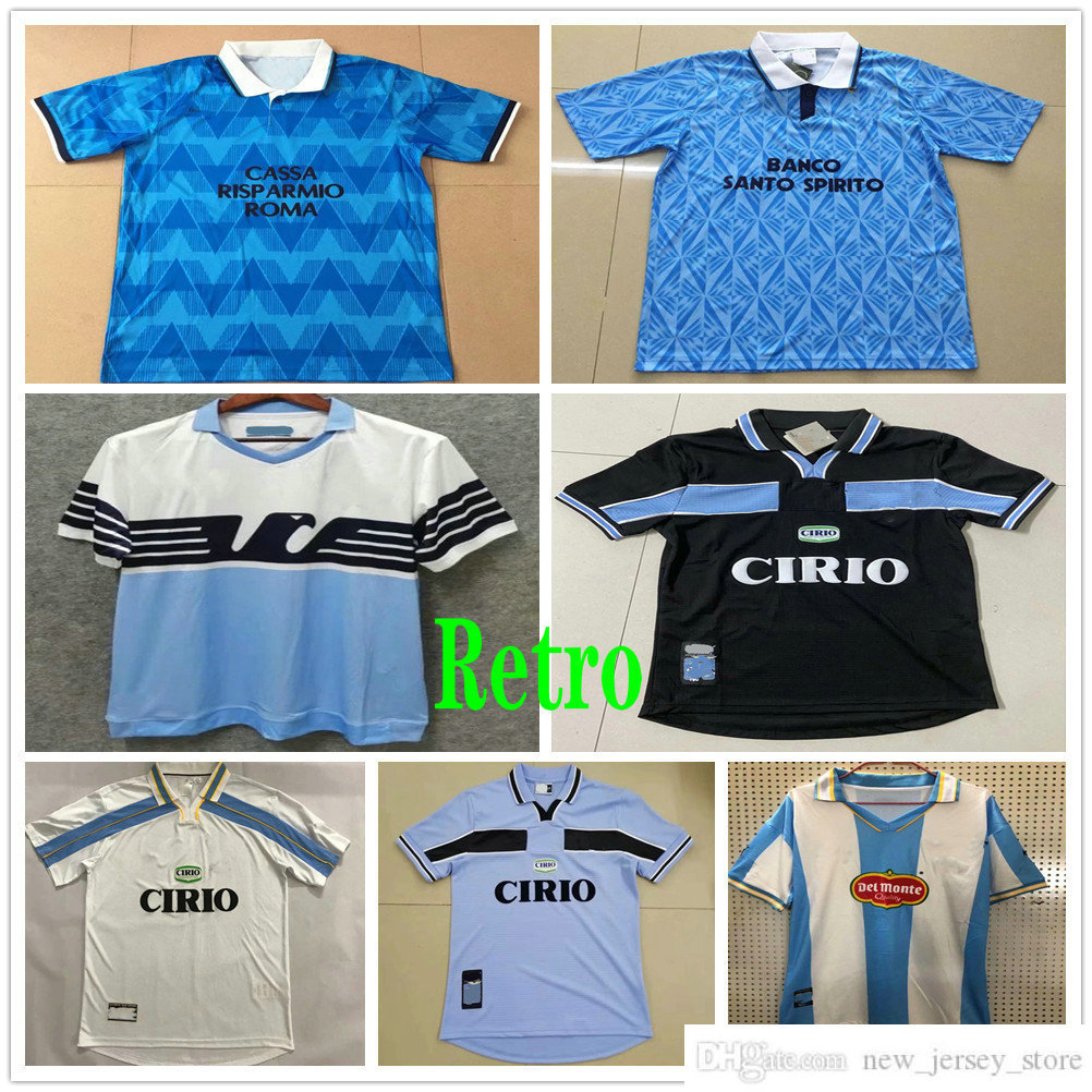 Retro Lazio Soccer Jerseys 1989 1992 1999 2000 2014 NESTA CRESPO SALAS MIHAJLOVIC VERON STANKOVIC INZAGHI NEDVED 91 92 99 00 Football Shirts S-XL, Blue 99 00
Retro Lazio Soccer Jerseys 1989 1992 1999 2000 2014 NESTA CRESPO SALAS MIHAJLOVIC VERON STANKOVIC INZAGHI NEDVED 91 92 99 00 Football Shirts S-XL, Blue 99 00