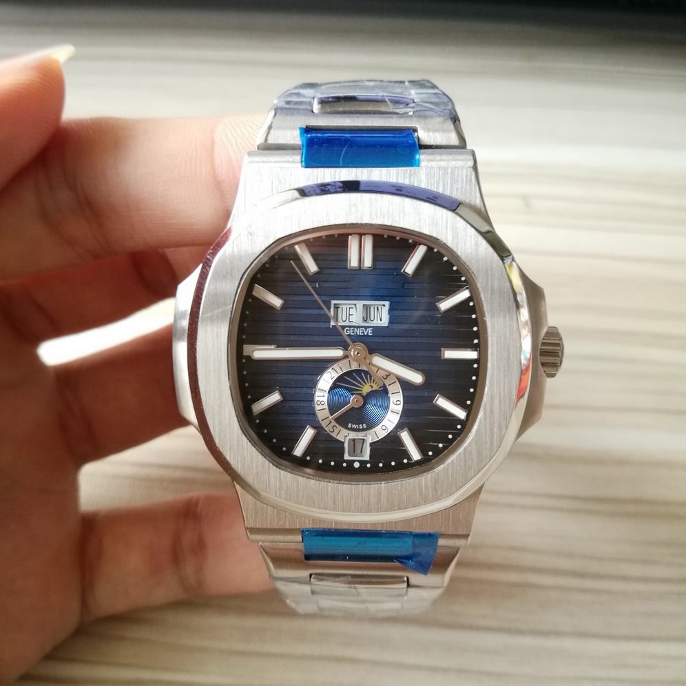 P atek luxury Watches Na utilus 39mm Watch Men 3A daydate Automatic Mechanical Nautilus 5711 Clock Stainless Steel Calendar PPable 202, Add waterproof process (service)
P atek luxury Watches Na utilus 39mm Watch Men 3A daydate Automatic Mechanical Nautilus 5711 Clock Stainless Steel Calendar PPable 202, Add waterproof process (service)