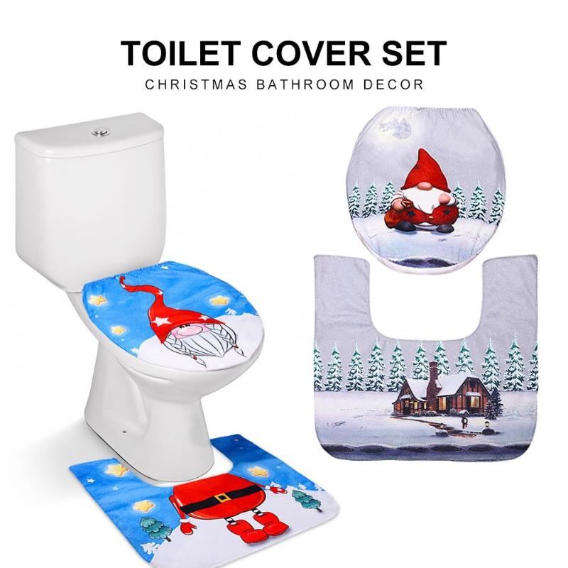 Santa Clause Pattern Toilet Seat Cover And Rug Christmas Home Overcoat Case Bathroom Mat Year Decorative Covers
Santa Clause Pattern Toilet Seat Cover And Rug Christmas Home Overcoat Case Bathroom Mat Year Decorative Covers
