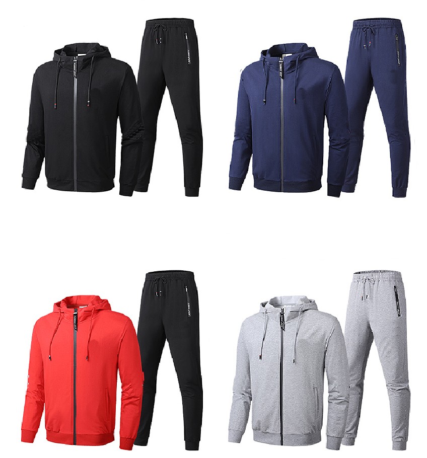 High quality men tracksuits spring and autumn leisure suit fashion with three bar letter printing hooded top and trousers two-piece set, Make up for price
High quality men tracksuits spring and autumn leisure suit fashion with three bar letter printing hooded top and trousers two-piece set, Make up for price