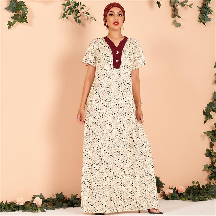 Summer Long Apricot Floral Print Womens Dress Chiffon Vintage V Neck Short Sleeve Arab Robes Loose Party Maxi Dresses, Black;gray
Summer Long Apricot Floral Print Womens Dress Chiffon Vintage V Neck Short Sleeve Arab Robes Loose Party Maxi Dresses, Black;gray