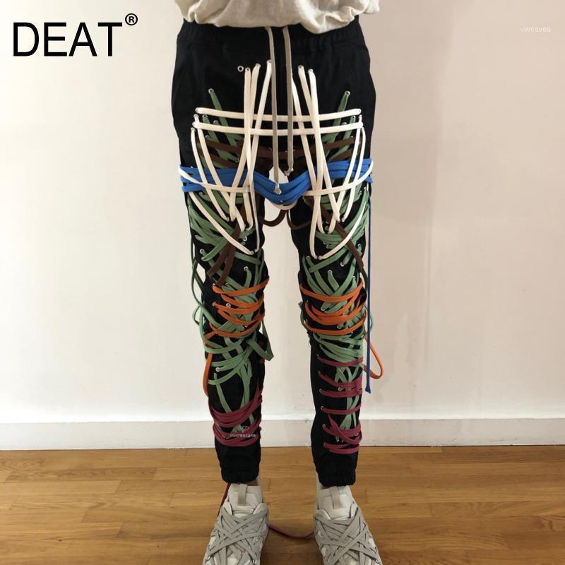 Women's Pants & Capris DEAT 2021 Autumn Elastic Drawstring Cross Full Length Slim Feet High Street Female Trousers And Single Breasted Jacke, Black;white
Women's Pants & Capris DEAT 2021 Autumn Elastic Drawstring Cross Full Length Slim Feet High Street Female Trousers And Single Breasted Jacke, Black;white