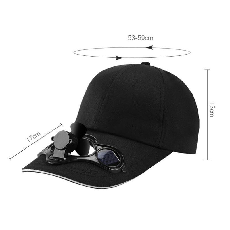 Berets Summer Adjustable Cotton Solar Fan Cooling Baseball Cap Women Men Outdoor Travel Camping Hiking Sports Hat Trucker Dad Gift