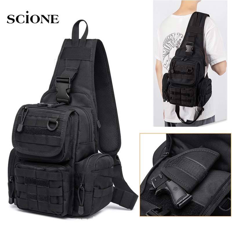 Tactical Chest Sling Bag Hunting Gun Holster Military Backpack Outdoor Camping Hiking Molle Pouch Climbing Fishing Bag XA291+A 220211, Khaki
Tactical Chest Sling Bag Hunting Gun Holster Military Backpack Outdoor Camping Hiking Molle Pouch Climbing Fishing Bag XA291+A 220211, Khaki