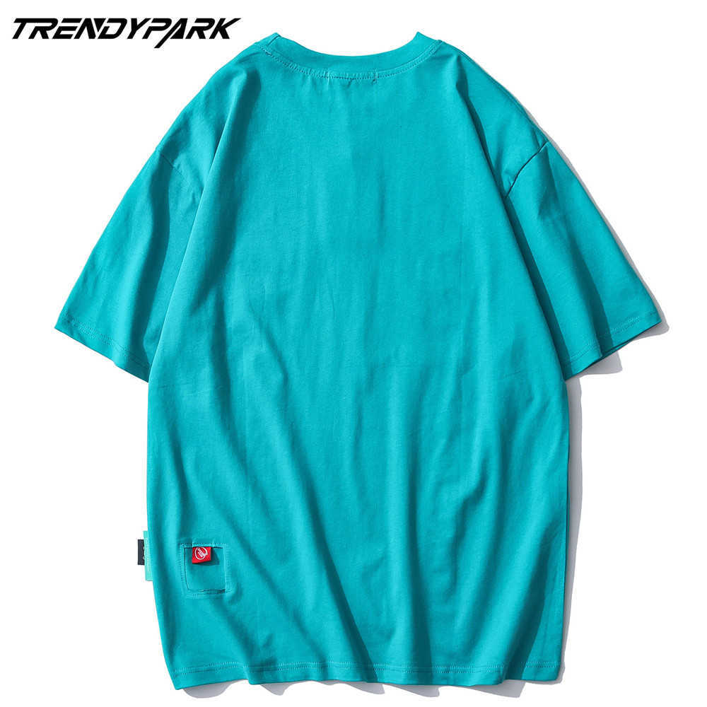 Men's T-shirt Summer Short Sleeve Printed Tee Hip Hop Oversized Cotton Casual Harajuku Streetwear Top Tshirts Clothing 210601