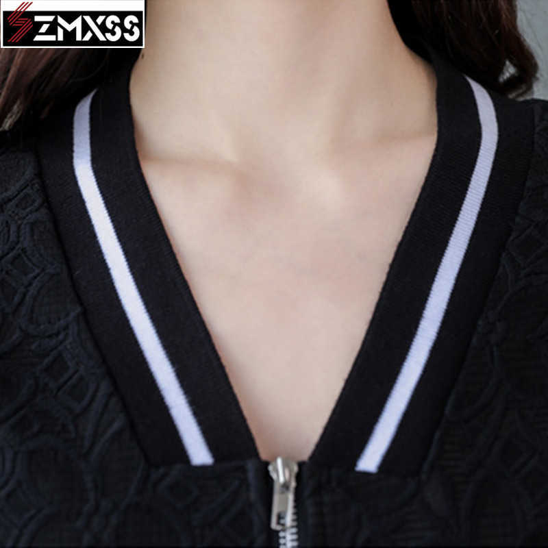 SZMXSS Korean Version Autumn Women's Clothing V-Neck Pleated Slim Printed Pencil Dress Long-Sleeved Mini Dresses 210630