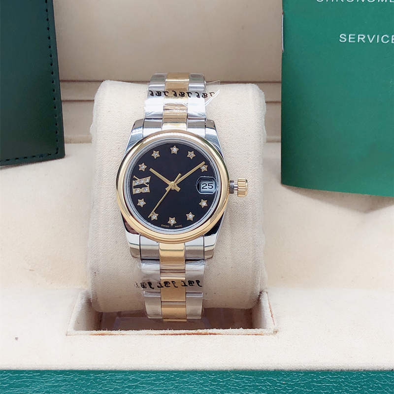 Women's automatic Mechanical Watch waterproof sapphire face 31mm stainless steel folding buckle women's watch, Camel 
Women's automatic Mechanical Watch waterproof sapphire face 31mm stainless steel folding buckle women's watch, Camel